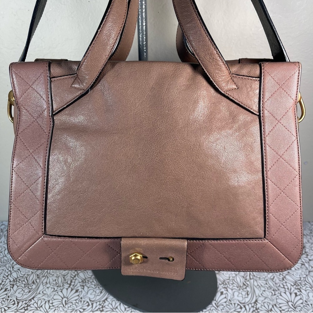 Marc by Marc Jacobs Pink leather handbag/shoulder bag - Picture 2 of 16